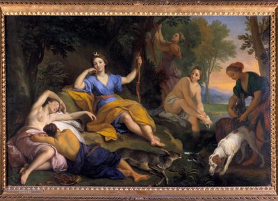 The rest of the goddess Diane and her companions by Louis de Boullongne
