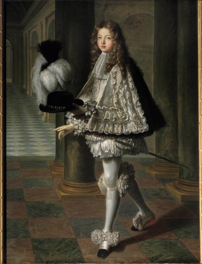 Portrait of Louis Alexandre de Bourbon, Count of Toulouse in Novice Dress of the Holy Spirit by Louis de Boullogne
