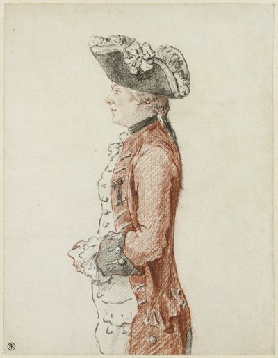 Portrait of the Chevalier de Lézay by Louis de Carmontelle
