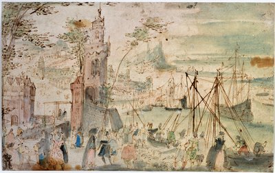 View of the Port by Louis de Caullery