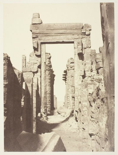Karnac, Grand Alley of the Middle of the Ruins, Taken from the East by Louis de Clercq
