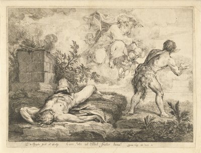 God Calls Cain to Account After He Killed Abel by Louis de Deyster