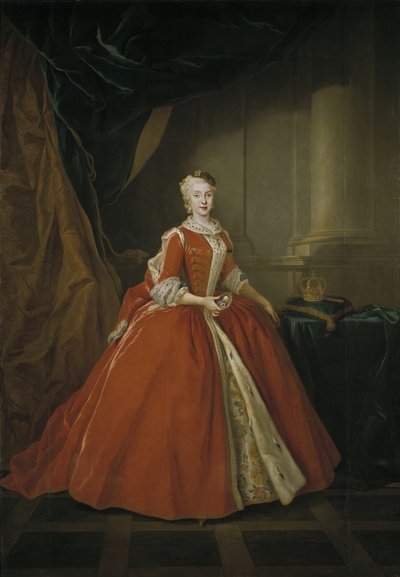 Portrait of the Princess Maria Amalia of Saxony in Polish Costume, 1738 by Louis de Silvestre