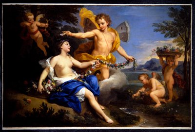 Zephyr and Flora by Louis de the Younger Boulogne