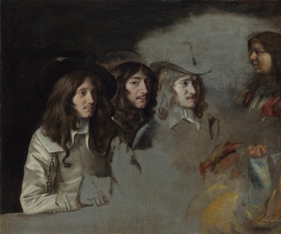 Three Men and a Boy by Louis le Nain