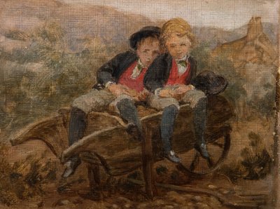 Sketch of the Hons. Dudley and Archie Hamilton Gordon by Louisa Starr