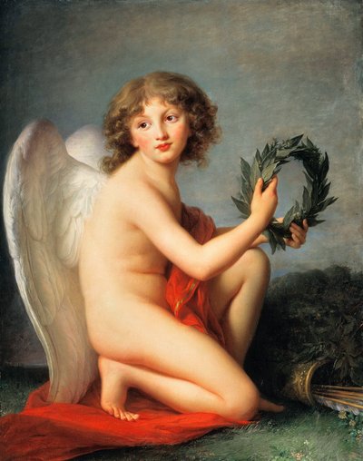 Henryk Lubomirski as Genius of Fame by Elisabeth Louise Vigee Lebrun