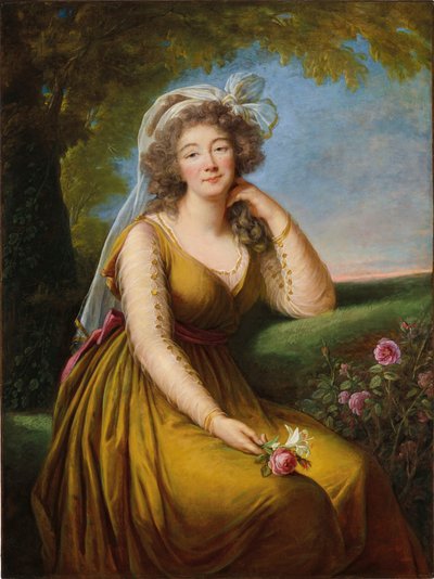 Jeanne Bécu, Comtesse Du Barry 1743-1793 by Elisabeth Louise Vigee Lebrun