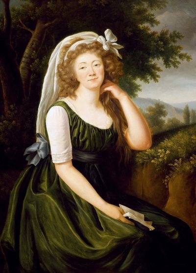 Jeanne Bécu, Comtesse Du Barry 1743-1793 by Elisabeth Louise Vigee Lebrun