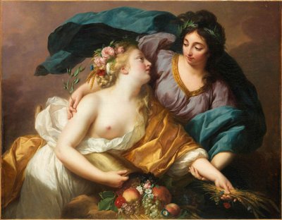 Peace Bringing Back Abundance, 1780 by Elisabeth Louise Vigee Lebrun