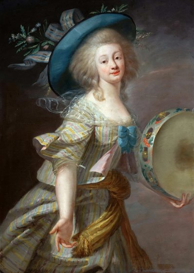 Portrait of a Dancer by Elisabeth Louise Vigee Lebrun