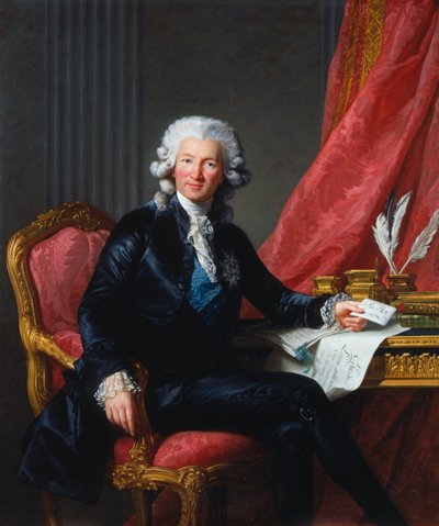 Portrait of Charles-Alexandre de Calonne (1734-1802) by Elisabeth Louise Vigee Lebrun