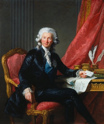 Portrait of Charles-Alexandre de Calonne, 1784 by Elisabeth Louise Vigee Lebrun