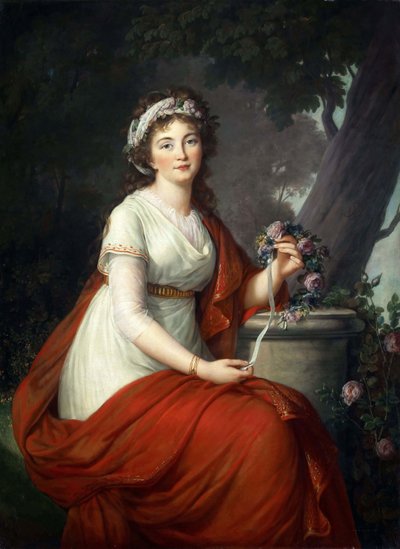 Portrait of Countess Tatyana Vasilyevna Yusupova by Elisabeth Louise Vigee Lebrun