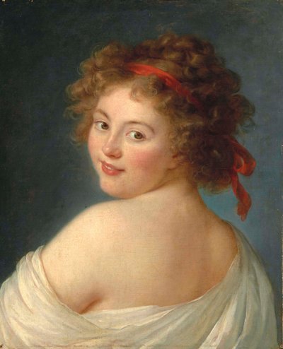 Portrait of Countess Yekaterina Skavronskaya, née von Engelhardt 1761-1829 by Elisabeth Louise Vigee Lebrun