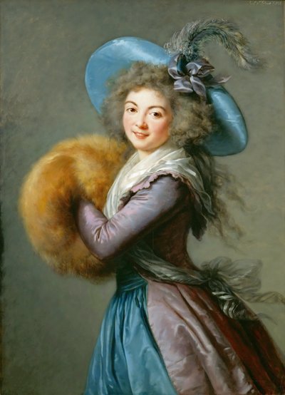 Portrait of Madame Molé-Raymond by Elisabeth Louise Vigee Lebrun