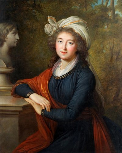 Portrait of Princess Elzbieta Izabela Lubomirska, née Countess Czartoryska 1736-1816, 1793 by Elisabeth Louise Vigee Lebrun