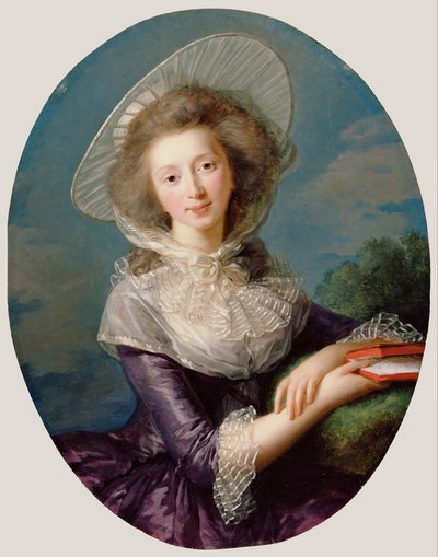 Portrait of Vicomtesse de Vaudreuil by Elisabeth Louise Vigee Lebrun