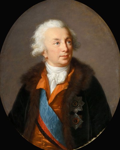 Portrait of the Count Ivan Ivanovich Shuvalov by Elisabeth Louise Vigee Lebrun