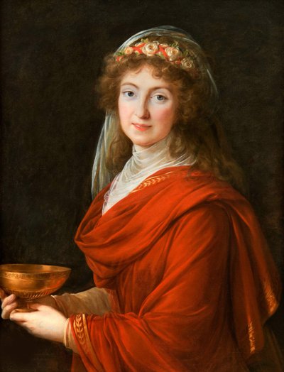 Portrait of the Countess Siemontkowsky-Bystry, 1793 by Elisabeth Louise Vigee Lebrun