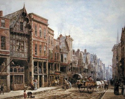 Watergate Street, Chester by Louise Ingram Rayner