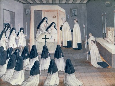 Administration of Holy Communion to a Nun, from 