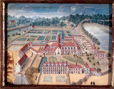 View over Abbey of Port-Royal-des-Champs by Louise Madeleine Cochin