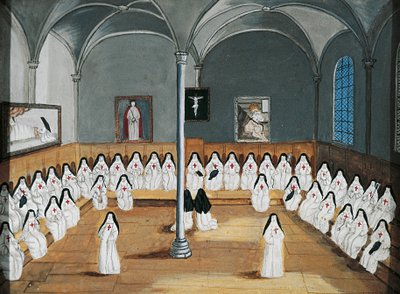 Port-Royal des Champs Abbey, chapter of sisters by Louise Magdeleine Hortemels