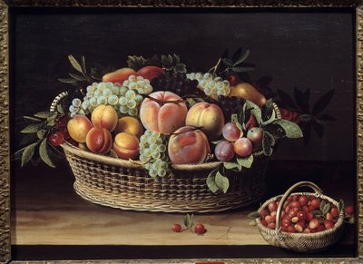Fruit Basket and Strawberry Baskets by Louise Moillon