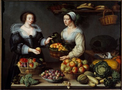The Fruit and Vegetable Merchant by Louise Moillon