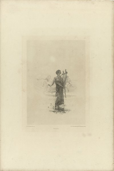 Sketch for the Improviser (original title: Croquis) by Lourens Alma Tadema
