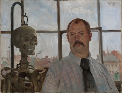 Self Portrait by Lovis (1858-1925) Corinth