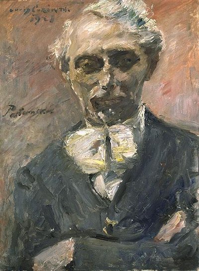 The Painter Leonid Pasternak (1862-1945) by Lovis  Corinth