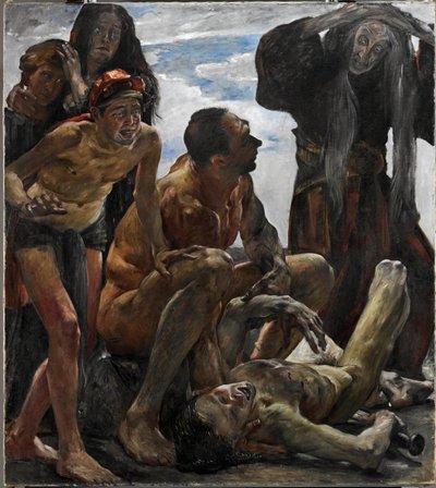 The Mourning by Lovis Corinth