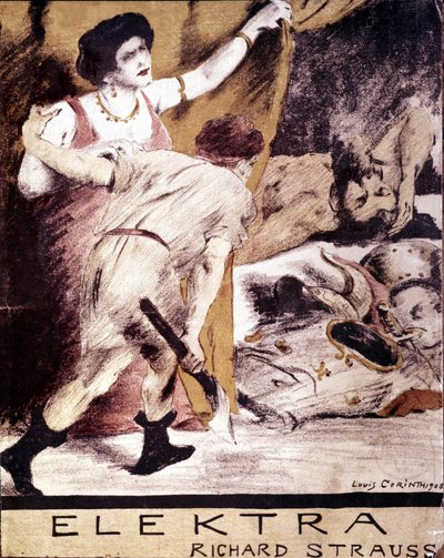 Richard Strauss, illustration of the score of 