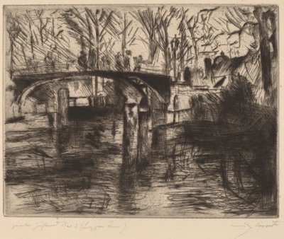 From the Tiergarten by Lovis Corinth