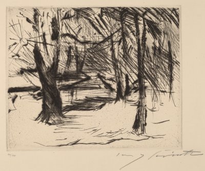 Trees in the Sun by Lovis Corinth