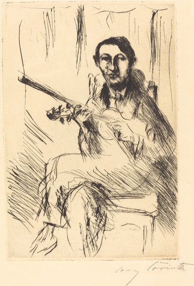 Portrait of Andreas Weissgaerber by Lovis Corinth