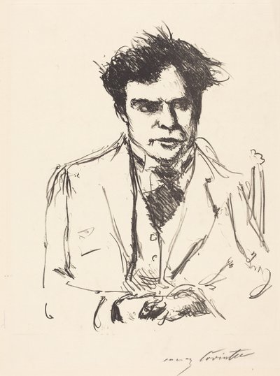 Portrait of Joseph Schwarz by Lovis Corinth