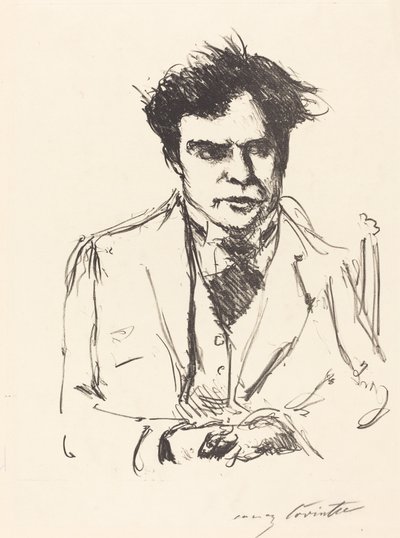 Portrait of Joseph Schwarz by Lovis Corinth