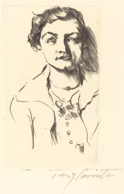 Portrait of a Young Woman - Anneliese Halbe by Lovis Corinth