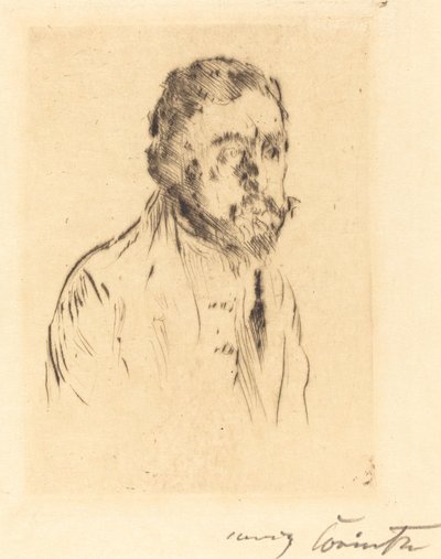 Portrait Study of H. St. by Lovis Corinth