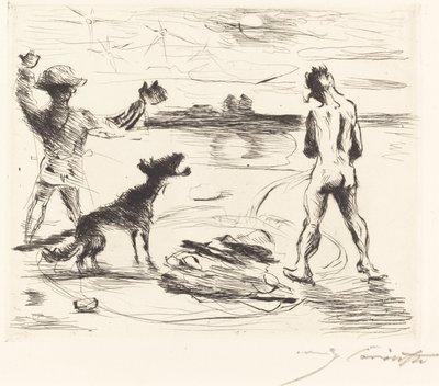 The Banquet of Trimalchio: pl. VII by Lovis Corinth