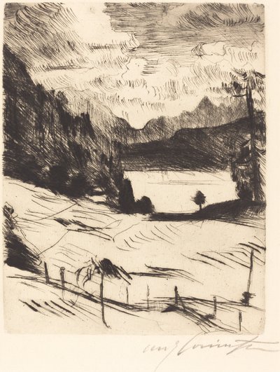The Walchensee, 1920 by Lovis Corinth