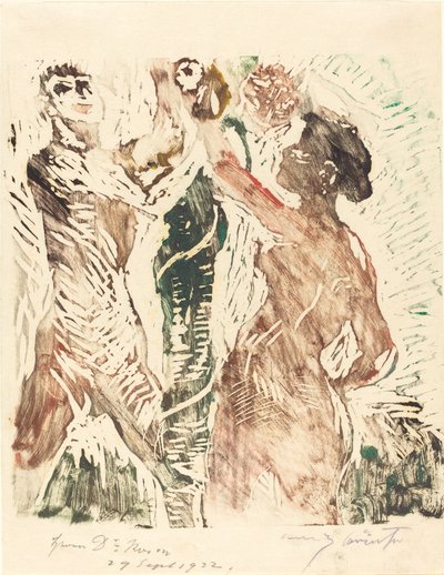 Der südenfall by Lovis Corinth