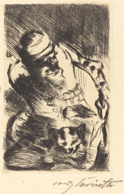 The Cat of the Prophet by Lovis Corinth