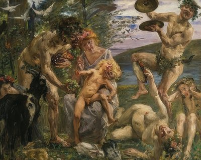 The Childhood of Zeus by Lovis Corinth