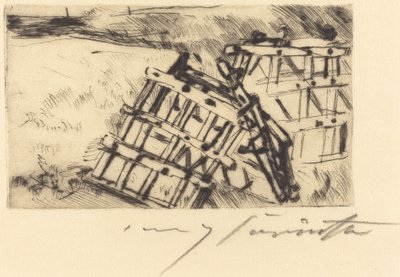 Egge Harrow by Lovis Corinth