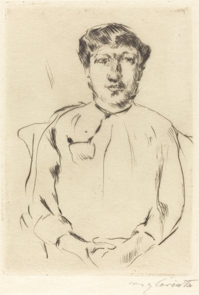 Portrait of a Woman by Lovis Corinth