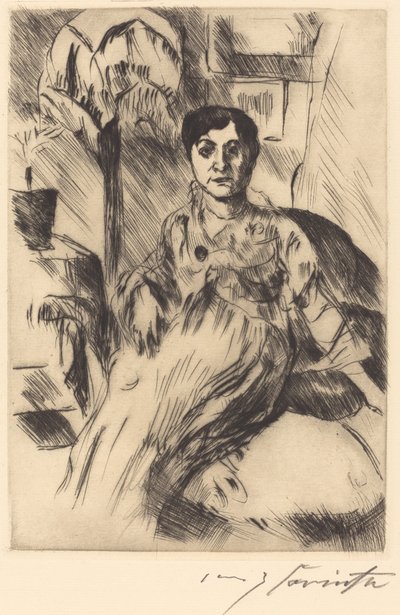 Interior with Woman, 1917 by Lovis Corinth